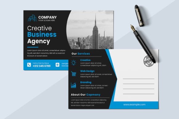 Create Stunning Visuals with a Multipurpose Postcard Template