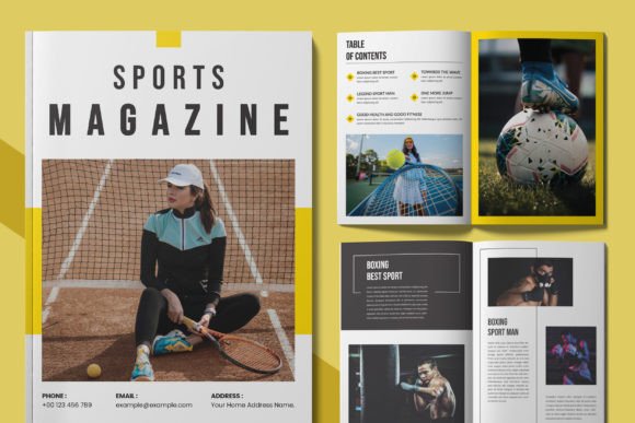 Elevate Your Editorial: A Deep Dive into the Sport Magazine Template Design Layout
