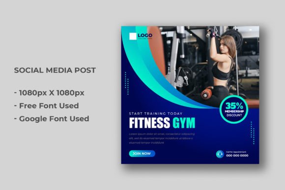 Elevate Your Gym's Brand with Standout Social Media Designs