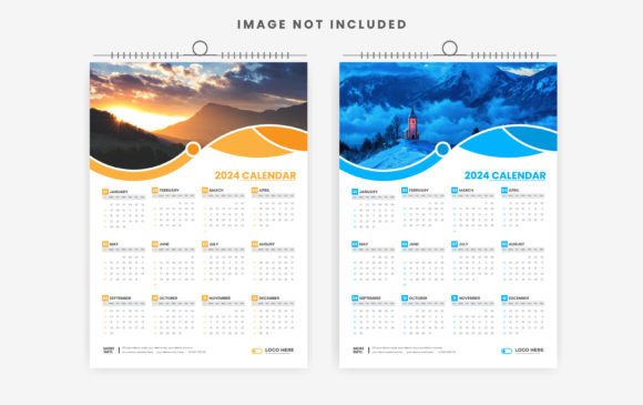 Master Your Year: The 2024 One Page Calendar Design Template