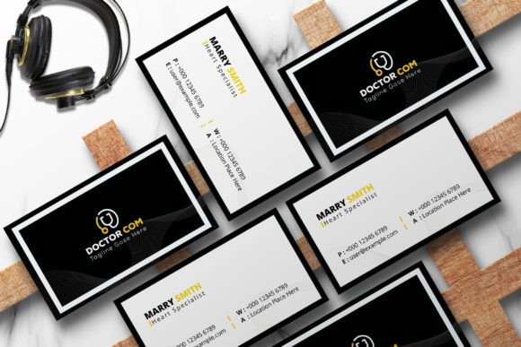 Modern Business Card Design 2022: Clean, Customizable, and Print-Ready