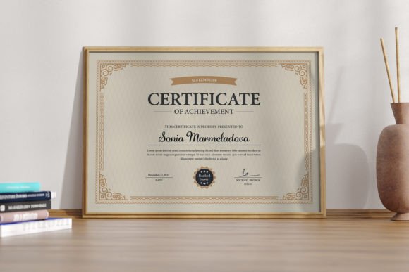 Modern Certificate of Appreciation: A Simple, Classy Design Template