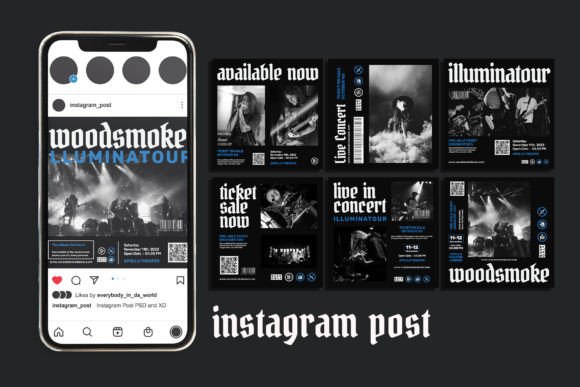 Rock Music Concert Instagram Post: Amplify Your Visuals