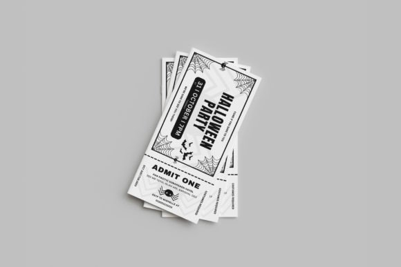Unlock Spooky Creativity with This Halloween-Ticket Template